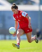 18 May 2025; Eimear Byrne of Louth during the TG4 Leinster LGFA Junior Championship final match between Carlow and Louth at TEG Cusack Park in Mullingar, Westmeath. Photo by Seb Daly/Sportsfile