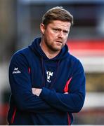 19 May 2025; Shelbourne manager Damien Duff during the SSE Airtricity Men's Premier Division match between Shelbourne and Drogheda United at Tolka Park in Dublin. Photo by Tyler Miller/Sportsfile