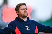 19 May 2025; Shelbourne manager Damien Duff during the SSE Airtricity Men's Premier Division match between Shelbourne and Drogheda United at Tolka Park in Dublin. Photo by Tyler Miller/Sportsfile
