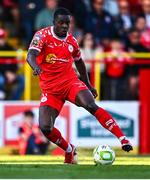 19 May 2025; Mipo Odubeko of Shelbourne during the SSE Airtricity Men's Premier Division match between Shelbourne and Drogheda United at Tolka Park in Dublin. Photo by Tyler Miller/Sportsfile