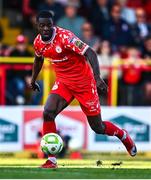 19 May 2025; Mipo Odubeko of Shelbourne during the SSE Airtricity Men's Premier Division match between Shelbourne and Drogheda United at Tolka Park in Dublin. Photo by Tyler Miller/Sportsfile