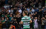 19 May 2025; Graham Burke of Shamrock Rovers after scoring his side's third goal during the SSE Airtricity Men's Premier Division match between Shamrock Rovers and St Patrick's Athletic at Tallaght Stadium in Dublin. Photo by Stephen McCarthy/Sportsfile