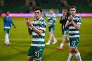19 May 2025; Cory O'Sullivan of Shamrock Rovers after the SSE Airtricity Men's Premier Division match between Shamrock Rovers and St Patrick's Athletic at Tallaght Stadium in Dublin. Photo by Stephen McCarthy/Sportsfile