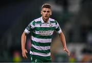 19 May 2025; Dylan Watts of Shamrock Rovers during the SSE Airtricity Men's Premier Division match between Shamrock Rovers and St Patrick's Athletic at Tallaght Stadium in Dublin. Photo by Stephen McCarthy/Sportsfile