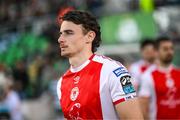 19 May 2025; Simon Power of St Patrick's Athletic before the SSE Airtricity Men's Premier Division match between Shamrock Rovers and St Patrick's Athletic at Tallaght Stadium in Dublin. Photo by Stephen McCarthy/Sportsfile