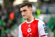 19 May 2025; Mason Melia of St Patrick's Athletic before the SSE Airtricity Men's Premier Division match between Shamrock Rovers and St Patrick's Athletic at Tallaght Stadium in Dublin. Photo by Stephen McCarthy/Sportsfile