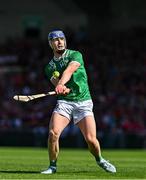 18 May 2025; Shane O'Brien of Limerick during the Munster GAA Hurling Senior Championship Round 4 match between Limerick and Cork at TUS Gaelic Grounds in Limerick. Photo by Sam Barnes/Sportsfile