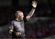 18 May 2025; Referee Liam Gordon during the Munster GAA Hurling Senior Championship Round 4 match between Limerick and Cork at TUS Gaelic Grounds in Limerick. Photo by Sam Barnes/Sportsfile