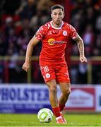 19 May 2025; John O'Sullivan of Shelbourne during the SSE Airtricity Men's Premier Division match between Shelbourne and Drogheda United at Tolka Park in Dublin. Photo by Sam Barnes/Sportsfile