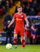 19 May 2025; Kameron Ledwidge of Shelbourne during the SSE Airtricity Men's Premier Division match between Shelbourne and Drogheda United at Tolka Park in Dublin. Photo by Sam Barnes/Sportsfile