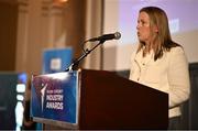20 May 2025; Federation of Irish Sport CEO Mary O'Connor during the Irish Sport Industry Awards 2025 at College Green Hotel in Dublin. Photo by David Fitzgerald/Sportsfile