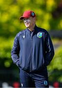 21 May 2025; West Indies coach Kevin O'Brien before the first match of the One Day International Series between Ireland and the West Indies at Clontarf Cricket Club in Dublin. Photo by Sam Barnes/Sportsfile