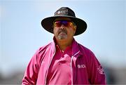 21 May 2025; Umpire Richard Illingsworth during the first match of the One Day International Series between Ireland and the West Indies at Clontarf Cricket Club in Dublin. Photo by Sam Barnes/Sportsfile