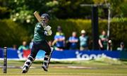 21 May 2025; Ireland batter Andrew McBrine in action during the first match of the One Day International Series between Ireland and the West Indies at Clontarf Cricket Club in Dublin. Photo by Sam Barnes/Sportsfile