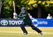 21 May 2025; Ireland batter Andrew McBrine in action during the first match of the One Day International Series between Ireland and the West Indies at Clontarf Cricket Club in Dublin. Photo by Sam Barnes/Sportsfile