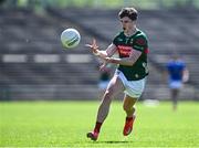 18 May 2025; Sam Callinan of Mayo during the GAA Football All-Ireland Senior Championship Round 1 match between Mayo and Cavan at Hastings Insurance MacHale Park in Castlebar, Mayo. Photo by Piaras Ó Mídheach/Sportsfile