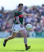 18 May 2025; Stephen Coen of Mayo during the GAA Football All-Ireland Senior Championship Round 1 match between Mayo and Cavan at Hastings Insurance MacHale Park in Castlebar, Mayo. Photo by Piaras Ó Mídheach/Sportsfile