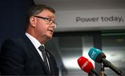 22 May 2025; Camogie Association president Brian Molloy during a media conference after a Camogie Association Special Congress at Croke Park in Dublin. Photo by Ramsey Cardy/Sportsfile
