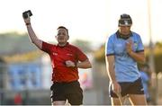 21 May 2025; Referee Eamonn Furlong during the oneills.com Leinster GAA Hurling U20 Championship final match between Dublin and Kilkenny at Laois Hire O'Moore Park in Portlaoise, Laois. Photo by Piaras Ó Mídheach/Sportsfile