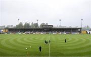 23 May 2025; Cork City players walk the pitch before the SSE Airtricity Men's Premier Division match between Galway United and Cork City at Eamonn Deacy Park in Galway. Photo by Thomas Flinkow/Sportsfile