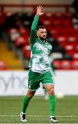 23 May 2025; Roberto Lopes of Shamrock Rovers before the SSE Airtricity Men's Premier Division match between Derry City and Shamrock Rovers at The Ryan McBride Brandywell Stadium in Derry. Photo by Stephen McCarthy/Sportsfile