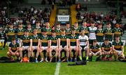 23 May 2025; The Kerry team before the Electric Ireland Munster GAA Football Minor Championship final match between Kerry and Cork at Austin Stack Park in Tralee, Kerry. Photo by Brendan Moran/Sportsfile