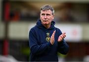 23 May 2025; St Patrick's Athletic manager Stephen Kenny before the SSE Airtricity Men's Premier Division match between St Patrick's Athletic and Waterford at Richmond Park in Dublin. Photo by Seb Daly/Sportsfile