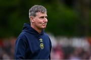 23 May 2025; St Patrick's Athletic manager Stephen Kenny before the SSE Airtricity Men's Premier Division match between St Patrick's Athletic and Waterford at Richmond Park in Dublin. Photo by Seb Daly/Sportsfile
