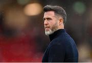 23 May 2025; Shamrock Rovers manager Stephen Bradley before the SSE Airtricity Men's Premier Division match between Derry City and Shamrock Rovers at The Ryan McBride Brandywell Stadium in Derry. Photo by Stephen McCarthy/Sportsfile