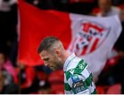23 May 2025; Jack Byrne of Shamrock Rovers during the SSE Airtricity Men's Premier Division match between Derry City and Shamrock Rovers at The Ryan McBride Brandywell Stadium in Derry. Photo by Stephen McCarthy/Sportsfile