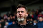 23 May 2025; Shamrock Rovers manager Stephen Bradley before the SSE Airtricity Men's Premier Division match between Derry City and Shamrock Rovers at The Ryan McBride Brandywell Stadium in Derry. Photo by Stephen McCarthy/Sportsfile