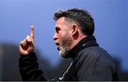 23 May 2025; Shamrock Rovers manager Stephen Bradley celebrates after the SSE Airtricity Men's Premier Division match between Derry City and Shamrock Rovers at The Ryan McBride Brandywell Stadium in Derry. Photo by Stephen McCarthy/Sportsfile