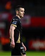 23 May 2025; Darragh Leahy of Waterford during the SSE Airtricity Men's Premier Division match between St Patrick's Athletic and Waterford at Richmond Park in Dublin. Photo by Seb Daly/Sportsfile