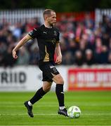23 May 2025; Rowan McDonald of Waterford during the SSE Airtricity Men's Premier Division match between St Patrick's Athletic and Waterford at Richmond Park in Dublin. Photo by Seb Daly/Sportsfile