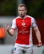 23 May 2025; Sean Hoare of St Patrick's Athletic during the SSE Airtricity Men's Premier Division match between St Patrick's Athletic and Waterford at Richmond Park in Dublin. Photo by Seb Daly/Sportsfile