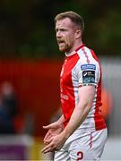 23 May 2025; Sean Hoare of St Patrick's Athletic during the SSE Airtricity Men's Premier Division match between St Patrick's Athletic and Waterford at Richmond Park in Dublin. Photo by Seb Daly/Sportsfile