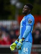 23 May 2025; St Patrick's Athletic goalkeeper Joseph Anang during the SSE Airtricity Men's Premier Division match between St Patrick's Athletic and Waterford at Richmond Park in Dublin. Photo by Seb Daly/Sportsfile
