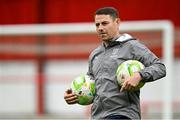 23 May 2025; Waterford assistant coach Danny Ventre before the SSE Airtricity Men's Premier Division match between St Patrick's Athletic and Waterford at Richmond Park in Dublin. Photo by Seb Daly/Sportsfile