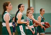 24 May 2025; Action during the Basketball U13 Girls SF1 match between Clonguish, Longford, and Clontibret, Monaghan, during day one of the Cairn Community Games Multi-Sports Finals 2025 at Gormanston Park in Meath. Photo by Shauna Clinton/Sportsfile
