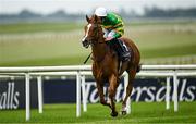 24 May 2025; Trustyourinstinct, with Dylan Browne McMonagle up, on their way to winning the Al Basti Equiworld Dubai Orby Stakes during day two of the Tattersalls Irish Guineas Festival at The Curragh Racecourse in Kildare. Photo by Seb Daly/Sportsfile