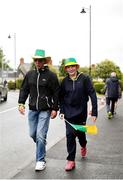 24 May 2025; Meath supporters make their way to the grounds before the GAA Football All-Ireland Senior Championship Round 1 match between Meath and Cork at Páirc Tailteann in Navan, Meath. Photo by Thomas Flinkow/Sportsfile