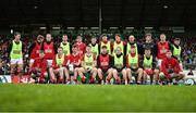24 May 2025; The Cork squad before the GAA Football All-Ireland Senior Championship Round 1 match between Meath and Cork at Páirc Tailteann in Navan, Meath. Photo by Thomas Flinkow/Sportsfile