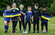 24 May 2025; Moate, Westmeath supporters during the X Rugby 7s Girls match between Moate, Westmeath, and Fethard-Killusty, Tipperary, during day one of the Cairn Community Games Multi-Sports Finals 2025 at Gormanston Park in Meath. Photo by Shauna Clinton/Sportsfile