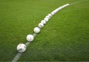 24 May 2025; A general view of footballs before the GAA Football All-Ireland Senior Championship Round 1 match between Meath and Cork at Páirc Tailteann in Navan, Meath. Photo by Thomas Flinkow/Sportsfile