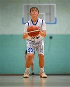 24 May 2025; Peter Butler of Oranmore-Maree, Galway, in action during the  Basketball U13 Boys match between Oranmore-Maree, Galway, and Castleisland, Kerry, on day one of the Cairn Community Games Multi-Sports Finals 2025 at Gormanston Park in Meath. Photo by Shauna Clinton/Sportsfile