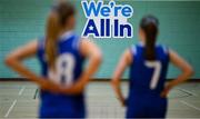 24 May 2025; Signage and branding during day one of the Cairn Community Games Multi-Sports Finals 2025 at Gormanston Park in Meath. Photo by Shauna Clinton/Sportsfile