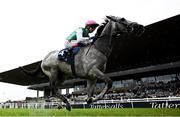 24 May 2025; Field Of Gold, with Colin Keane up, on their way to winning the Tattersalls Irish 2,000 Guineas during day two of the Tattersalls Irish Guineas Festival at The Curragh Racecourse in Kildare. Photo by Seb Daly/Sportsfile
