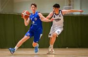24 May 2025; Action during the Basketball U16 Boys match between Malahide, Dublin, and St Patricks, Cavan, on day one of the Cairn Community Games Multi-Sports Finals 2025 at Gormanston Park in Meath. Photo by Shauna Clinton/Sportsfile