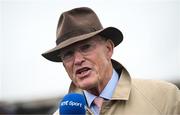24 May 2025; Trainer John Gosden after sending out Field Of Gold to win the Tattersalls Irish 2,000 Guineas during day two of the Tattersalls Irish Guineas Festival at The Curragh Racecourse in Kildare. Photo by Seb Daly/Sportsfile