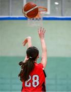 24 May 2025; Action during the Basketball U16 Girls match between Castleisland, Kerry, and Bunninadden, Sligo, on day one of the Cairn Community Games Multi-Sports Finals 2025 at Gormanston Park in Meath. Photo by Shauna Clinton/Sportsfile